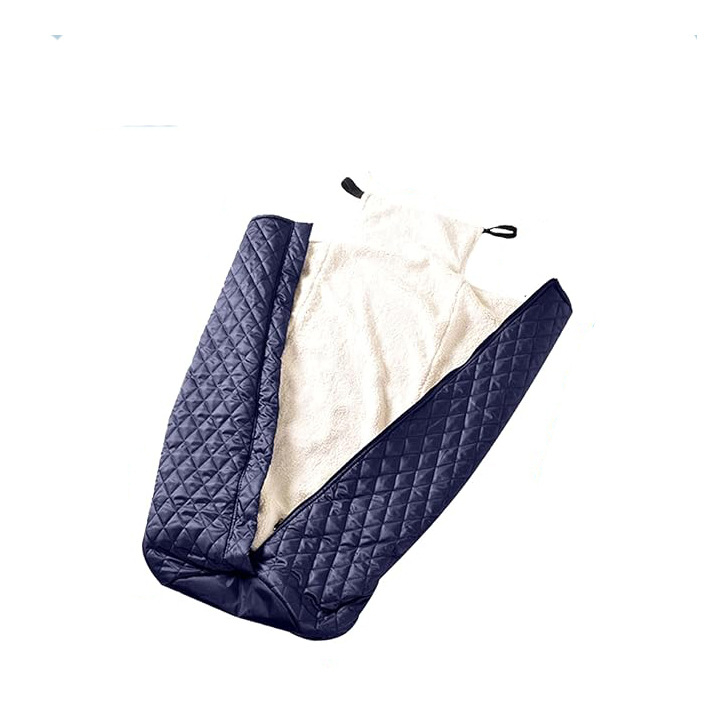 Полупокрив термо одеяло за инвалидна количка, коприна-памук и кадифе; основна тъкан: beddy velvet; съдържание на основния компонент: 91–100%; подпомагаща материя: Oxford cloth + bedi velvet; машинно пране.