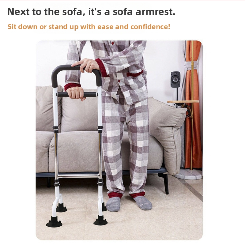 Подова опора за кревет с регулируема височина – многофункционална помощ при ставане за възрастни и бременни