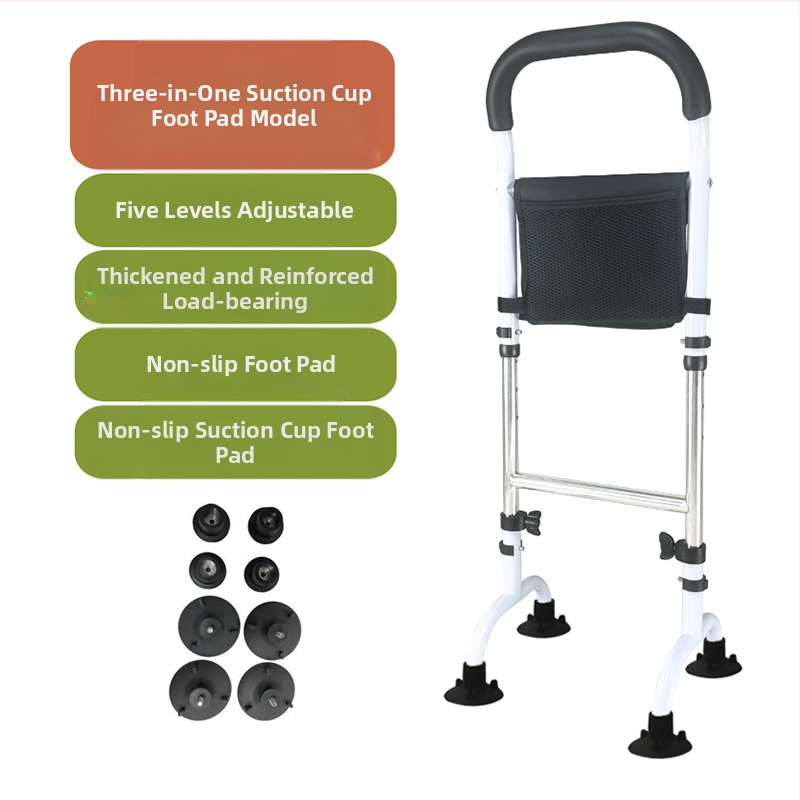 Подова опора за кревет с регулируема височина – многофункционална помощ при ставане за възрастни и бременни