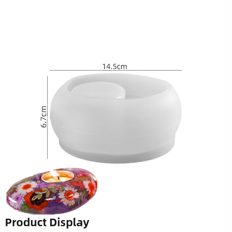 Silikónová forma na sviečky – 3D guľatý/oválny tvar, pre DIY gypsové ozdoby, pečenie (Materiál: Silikón; Tvar: Guľatý; Použitie: Sviečka; Kategória: Formy na pečenie)
