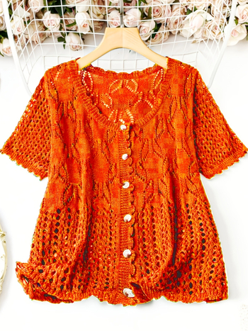 Γυναικείος πλεκτός καρντάγκαν Mulberry Silk, γραμμής Α, μικρή γιακά τύπου turtleneck, βραχίονες πριγκίπισσας, Mercerized φινίρισμα