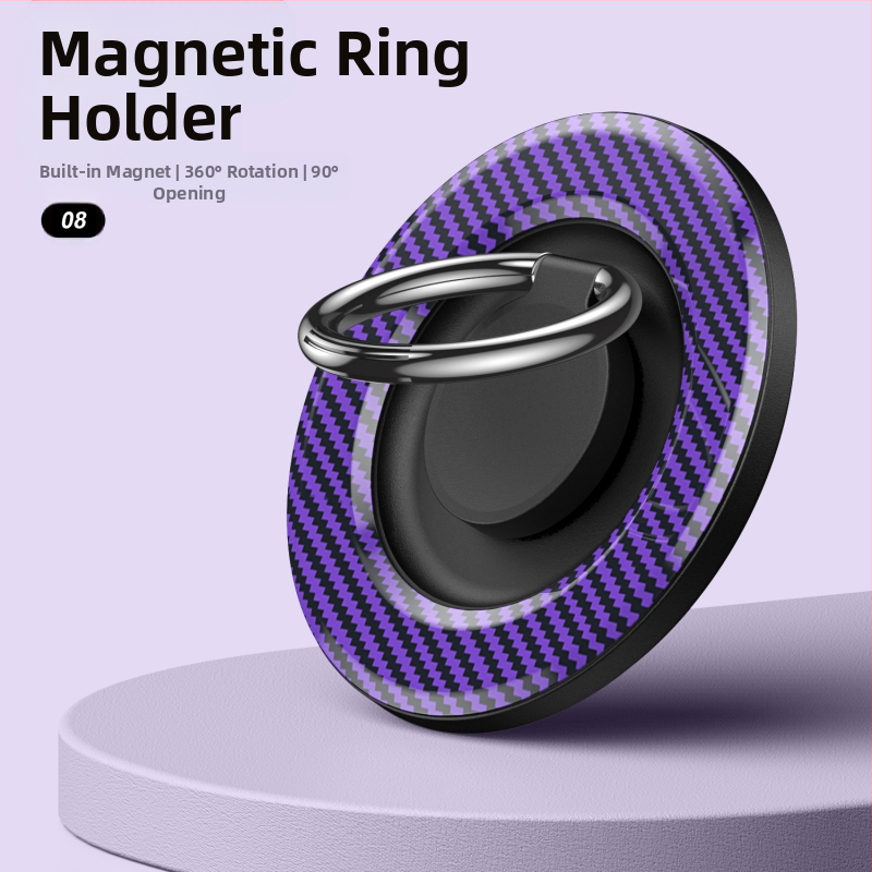MagSafe съвместим магнитен пръстен за телефон с въртяща се настолна стойка, метално-пластмасова конструкция, възможност за персонализация