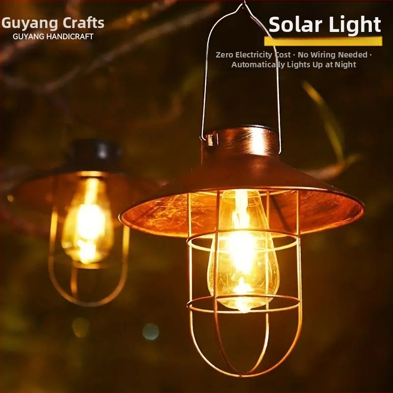 Saulės peizažo apšvietimas TY-K108, geležinis korpusas, LED, IP44