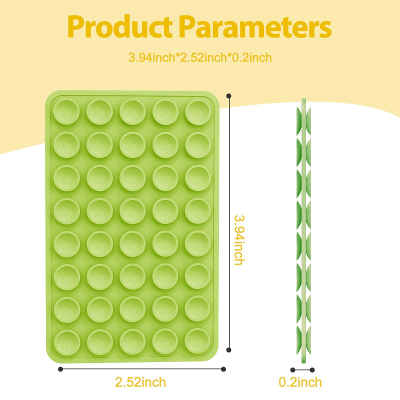 Силиконов подвижен държач за телефон с двустранна вакуумна чашка, комплект 40 броя