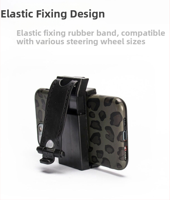 Автомобилен държач за телефон и навигация | преносим държач за волан, пластмасова конструкция