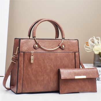PU crossbody taška pre ženy – bucket štýl, horizontálne štvorcový tvar, zapínanie na zips, podšívka z polyesteru