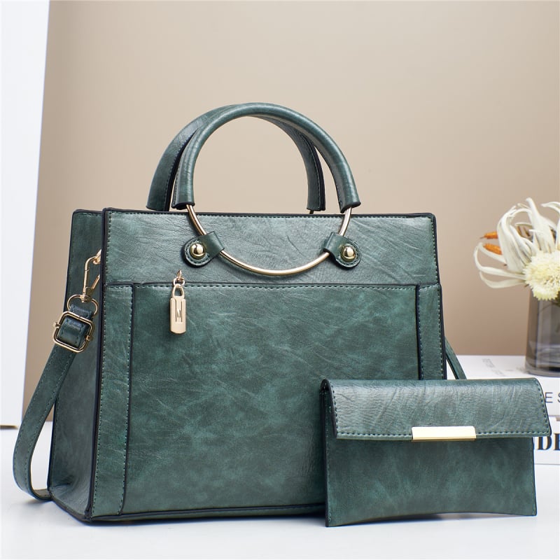 PU crossbody taška pre ženy – bucket štýl, horizontálne štvorcový tvar, zapínanie na zips, podšívka z polyesteru