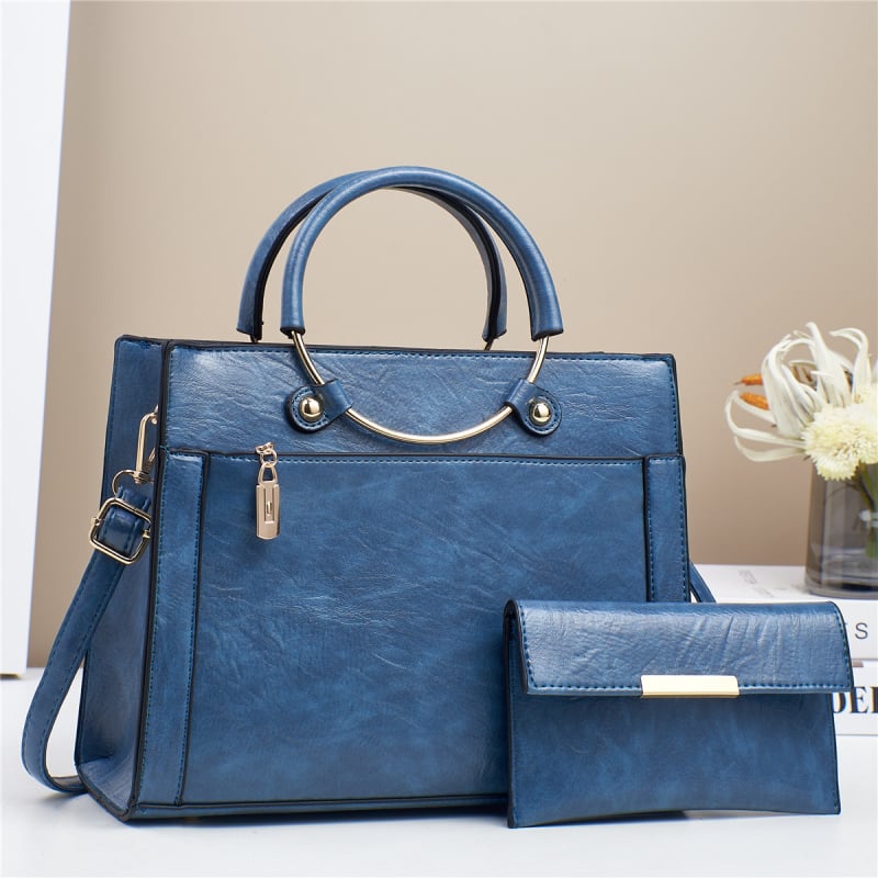 PU crossbody taška pre ženy – bucket štýl, horizontálne štvorcový tvar, zapínanie na zips, podšívka z polyesteru