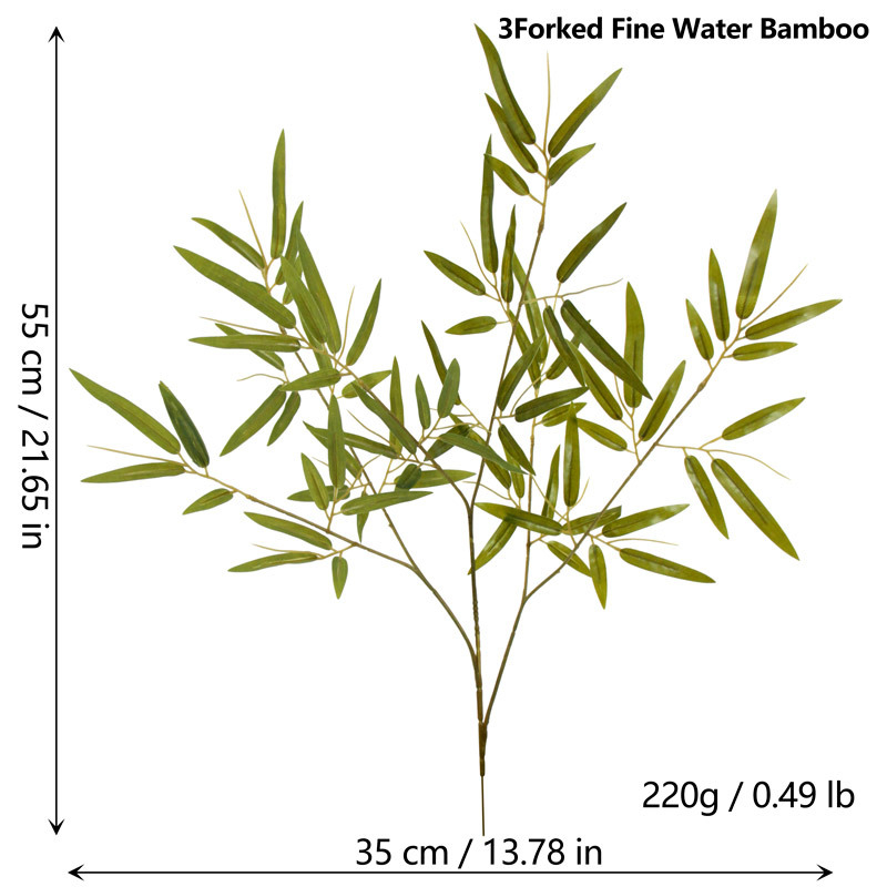 Изкуствен панел с бамбукови листа за прегради и градински декор – пластмасов, мек PVC; ситопечат; листа от бамбук