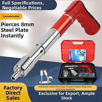 Пистолет за пирони за рамково строителство; стоманено тяло; ниско ниво на шум