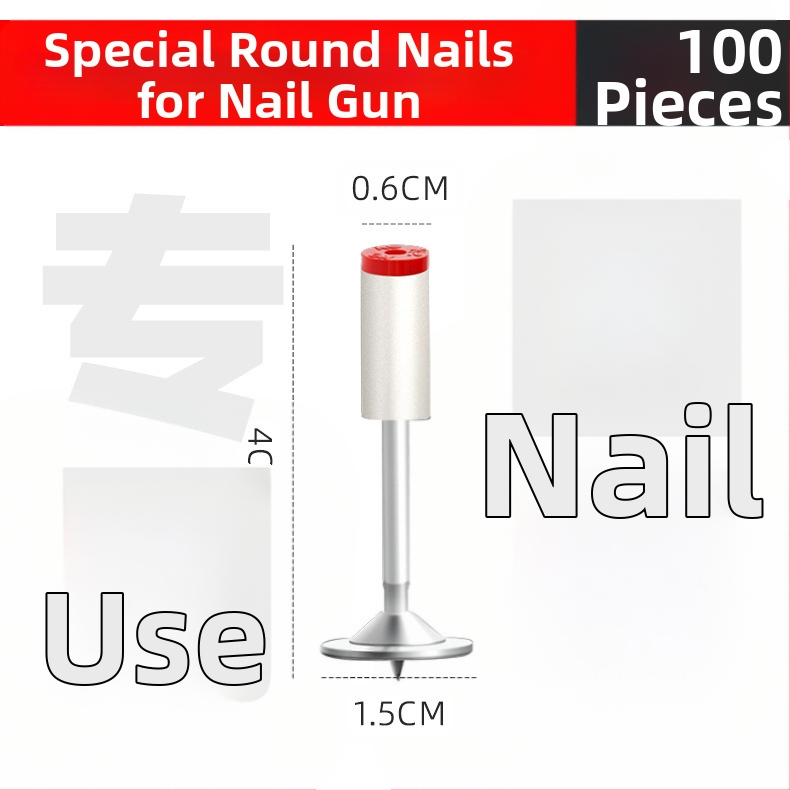 Пистолет за пирони за рамково строителство; стоманено тяло; ниско ниво на шум