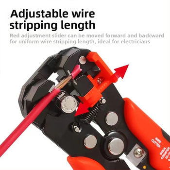 Električarski alat za skidanje izolacije s automatskim rezanjem, četverozub i trozub, ravna glava, težina 0,362 kg, marka Shandong Sike Tools