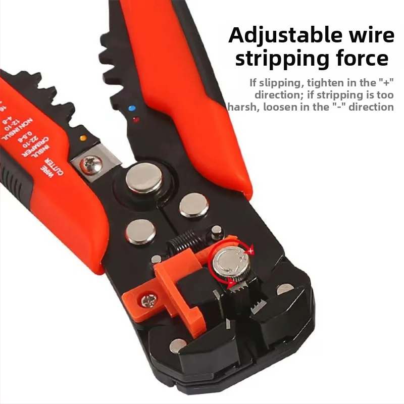 Електрически инструмент за обелване на проводници със автоматично обелване, четири зъба и три зъба калибър, плоска глава, тегло 0.362 кг, марка Shandong Sike Tools