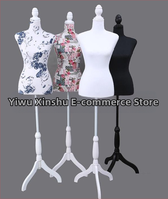 Пълноразмерен манекен за облекло, полиестерна прежда, подходящ за дамски дрехи, сватбени рокли, формално облекло и домашна декорация