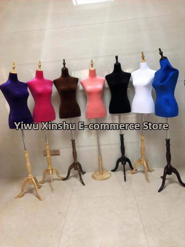 Пълноразмерен манекен за облекло, полиестерна прежда, подходящ за дамски дрехи, сватбени рокли, формално облекло и домашна декорация