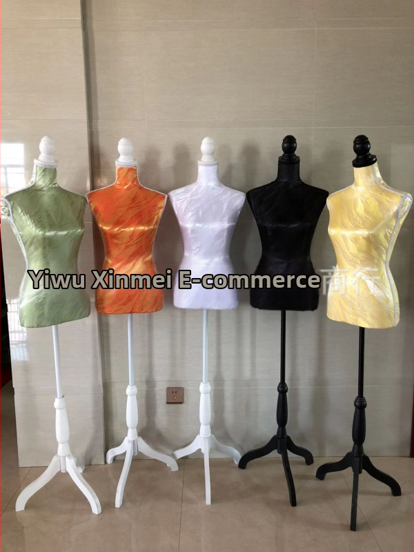 Пълноразмерен манекен за облекло, полиестерна прежда, подходящ за дамски дрехи, сватбени рокли, формално облекло и домашна декорация