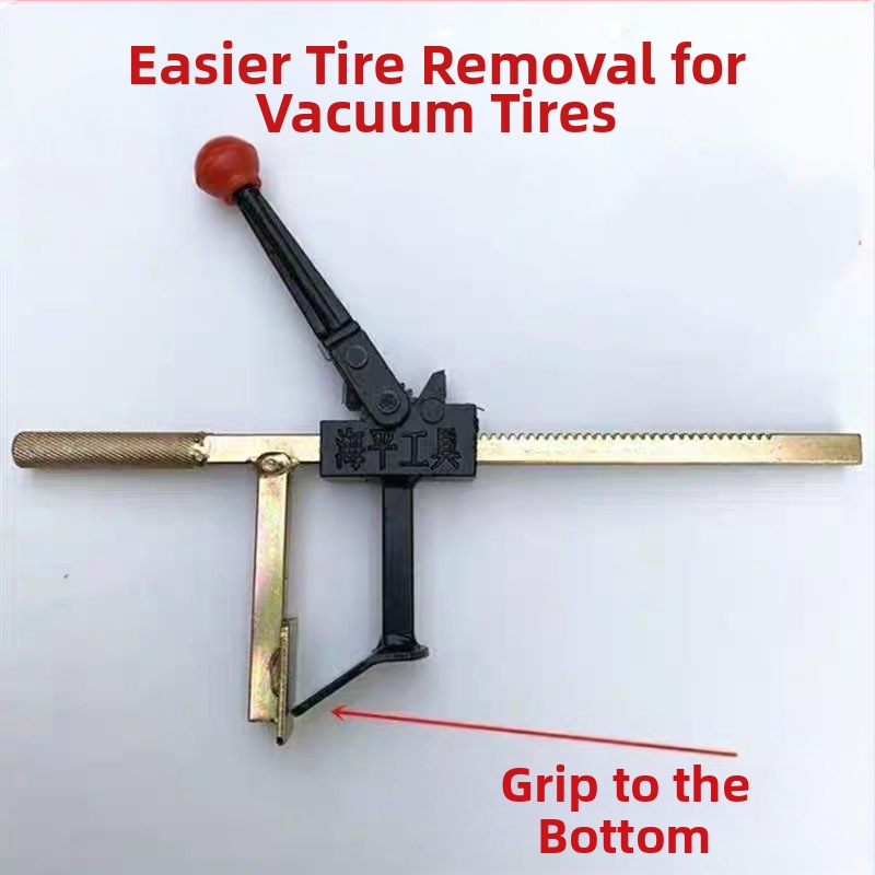 Käsitsi rehvi demonteerimise tööriist klambritega EV-dele ja mootorratastele, rehvi deflatsiooni tööriist