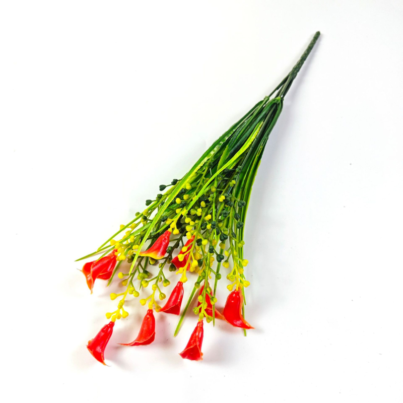 Dirbtinė Calla lelijos puokštė iš plastiko, injekcine liejimo technologija, vestuvėms ir lauko naudojimui