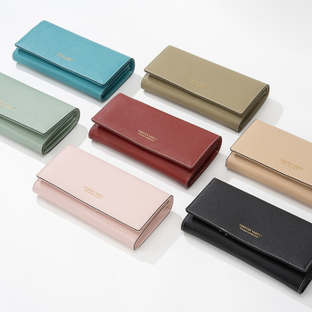 RFID zaštita Saffiano novčanik — PU koža, polyester podstava, ljetno izdanje 2025.