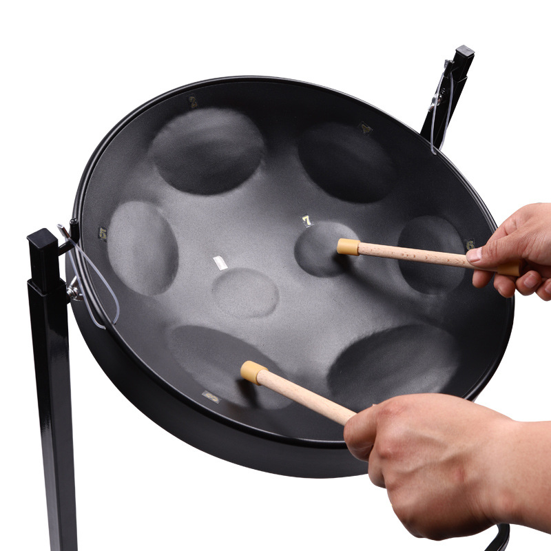 Gern Steel Drum – 8-нотова ръчна барабана, професионален ударен инструмент, опаковка 60×47×19 cm