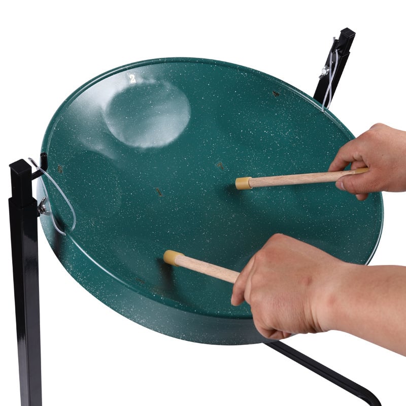 Gern Steel Drum – 8-нотова ръчна барабана, професионален ударен инструмент, опаковка 60×47×19 cm