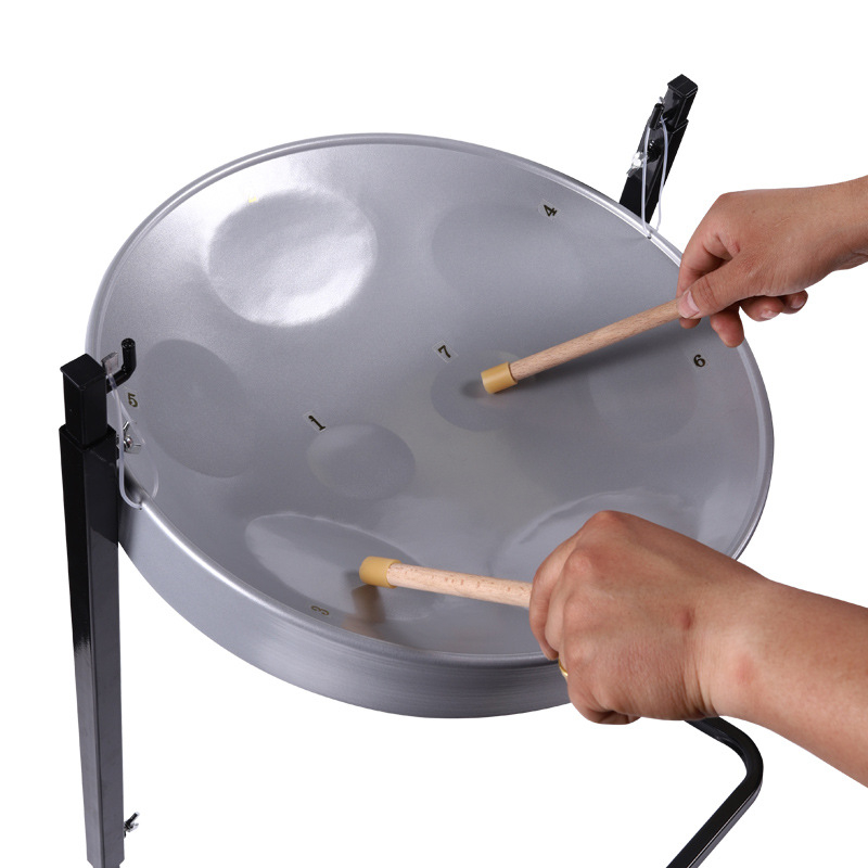 Gern Steel Drum – 8-нотова ръчна барабана, професионален ударен инструмент, опаковка 60×47×19 cm