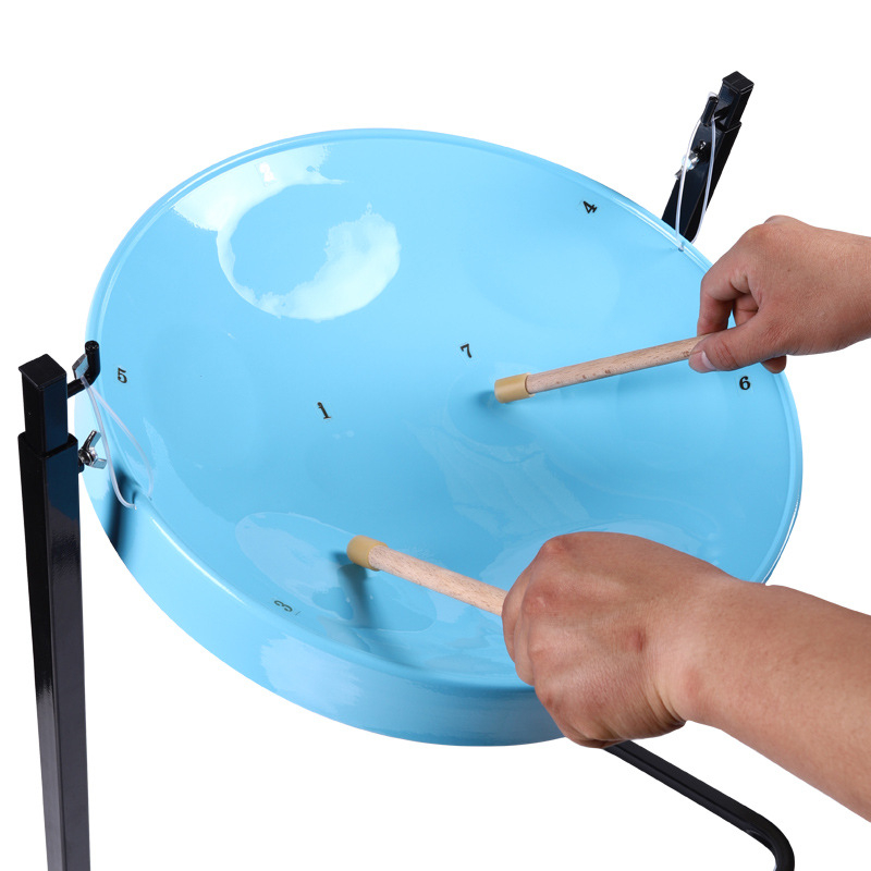 Gern Steel Drum – 8-нотова ръчна барабана, професионален ударен инструмент, опаковка 60×47×19 cm