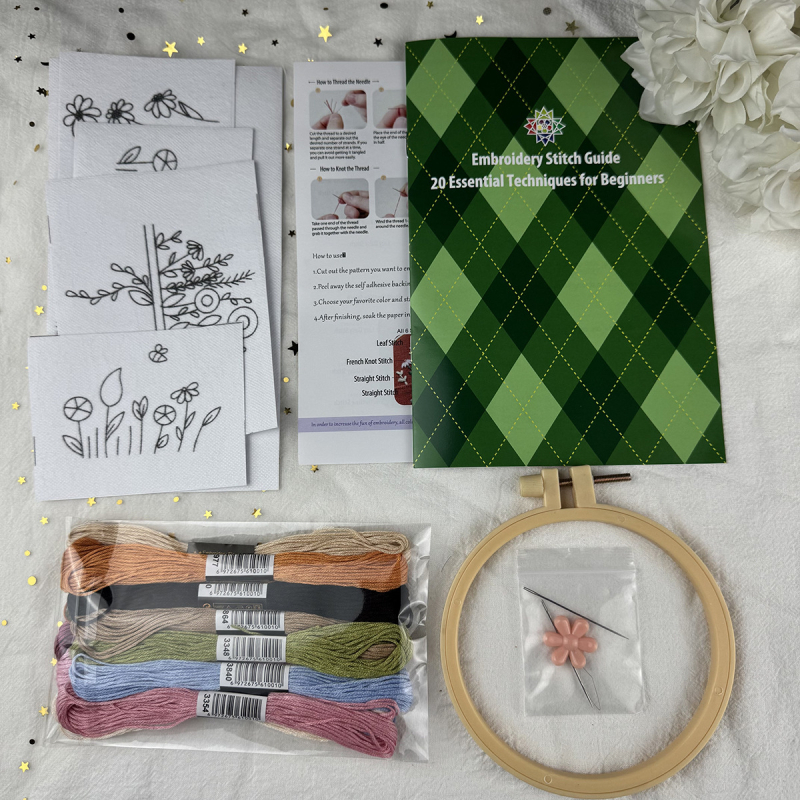 Ετικέτα κεντήματος για ρούχα, μη υφασμένο ύφασμα διαλυόμενο στο νερό, προσαρμογή σύμφωνα με το σχέδιο, νορδικού στυλ.