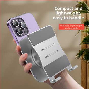 Настолен държач за телефон и таблет с 360° въртене, алуминиева сплав, мултифункционален мультяшен дизайн