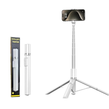 Bluetooth selfie lazda su automatiškai išsiskleidiančiu, aliumininis ištraukiamas laikiklis telefonui, grindinis stovas tiesioginei transliacijai