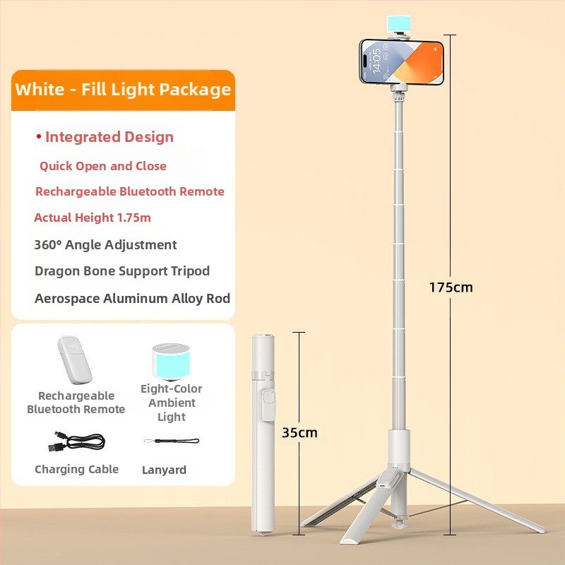 Bluetooth selfie lazda su automatiškai išsiskleidiančiu, aliumininis ištraukiamas laikiklis telefonui, grindinis stovas tiesioginei transliacijai