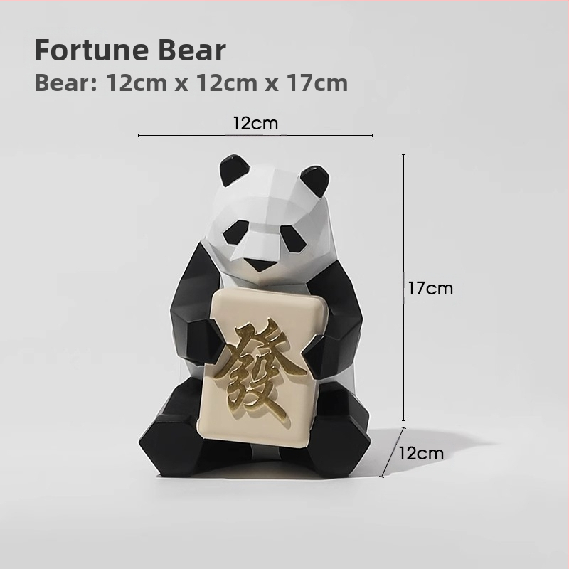 Βάση τηλεφώνου γραφείου με φιγούρα Panda, από ρητίνη, σε απλό και μοντέρνο στυλ