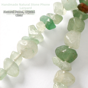 HXSAMG κρυστάλλινο λουράκι κινητού με χάντρες, χειροποίητο πλέξιμο, πρωτότυπος σχεδιασμός