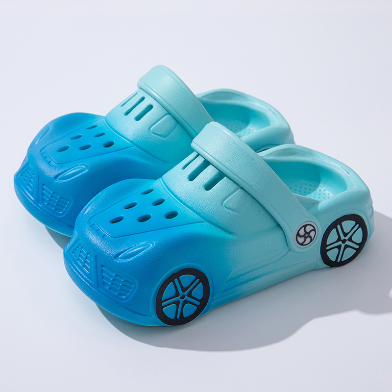 Gyermekek beltéri nyári papucs, EVA felsőrész, mintás rajzfilm, buborékos talp, 1–6 éves korig, lélegző, csúszásmentes, tartós