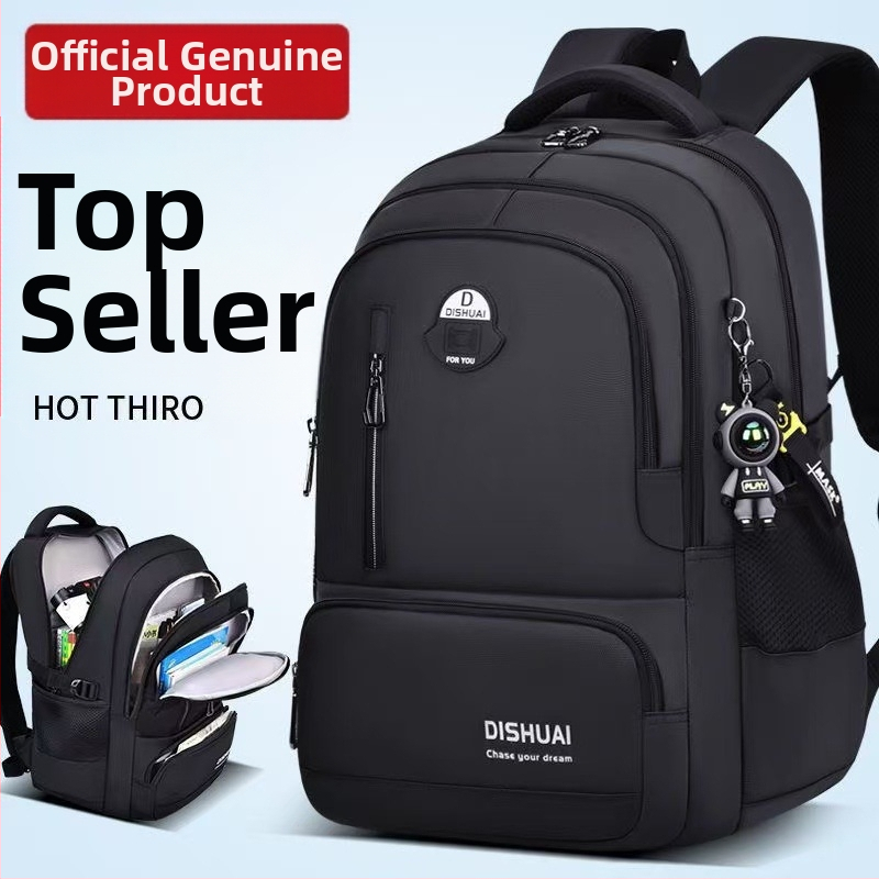 Ученическа раница за момчета, обем 36-55 л, Oxford плат, презрамки с въздушно подплатяване, устойчива на износване, за ежедневна употреба