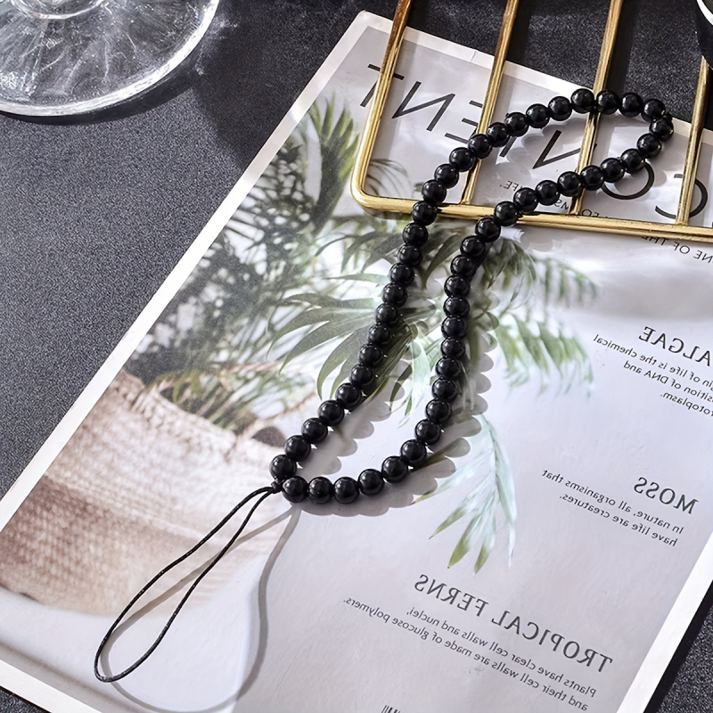 Pandantiv pentru telefon mobil din piatră naturală, lucrat manual, mărgele, pentru femei