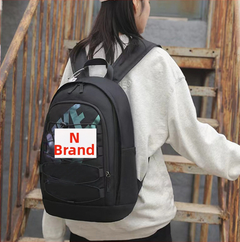 Σακίδιο από Oxford ύφασμα, χωρητικότητα 20–35 λίτρα, σχέδιο με γράμματα, καμπύλες ιμάνες ώμου, πολυεστερική επένδυση