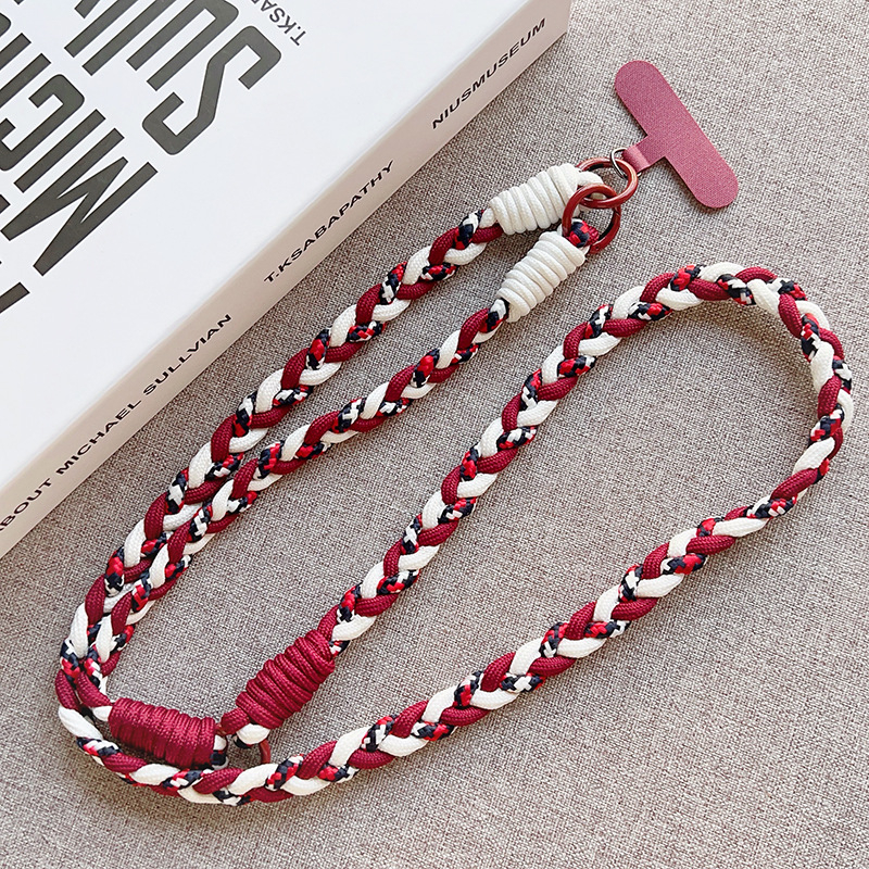 Unisex κορδόνι για κινητό από πολυεστέρα, πλεγμένο, με μεταλλικό κούμπωμα, προσαρμογή, εκτύπωση λογότυπου