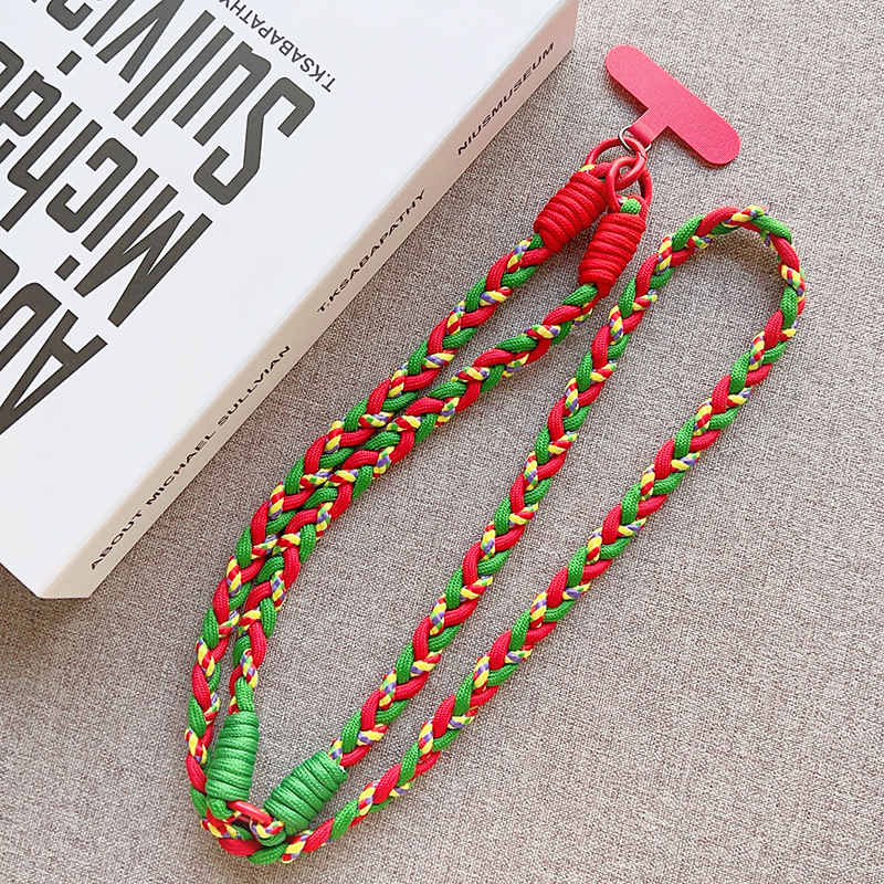 Unisex κορδόνι για κινητό από πολυεστέρα, πλεγμένο, με μεταλλικό κούμπωμα, προσαρμογή, εκτύπωση λογότυπου