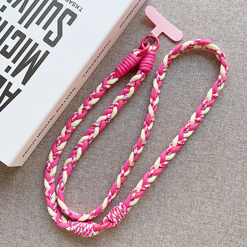 Unisex κορδόνι για κινητό από πολυεστέρα, πλεγμένο, με μεταλλικό κούμπωμα, προσαρμογή, εκτύπωση λογότυπου
