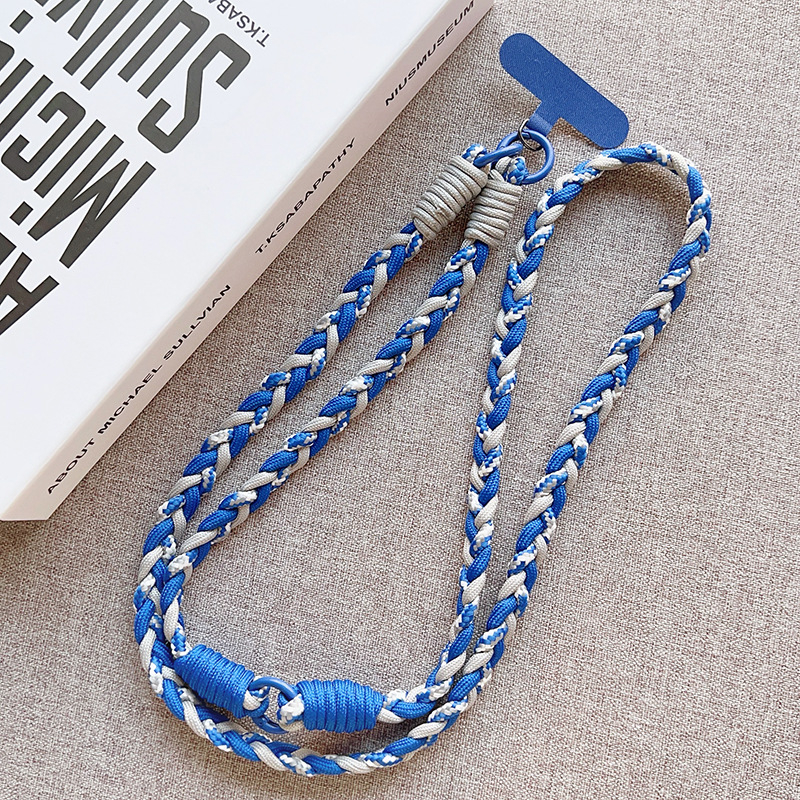 Unisex κορδόνι για κινητό από πολυεστέρα, πλεγμένο, με μεταλλικό κούμπωμα, προσαρμογή, εκτύπωση λογότυπου