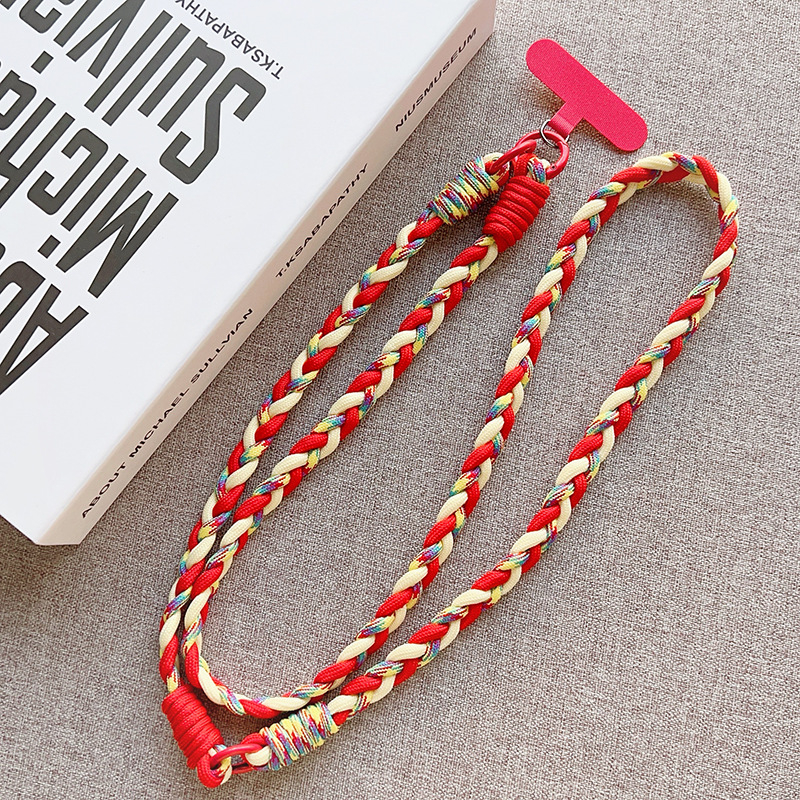 Unisex κορδόνι για κινητό από πολυεστέρα, πλεγμένο, με μεταλλικό κούμπωμα, προσαρμογή, εκτύπωση λογότυπου