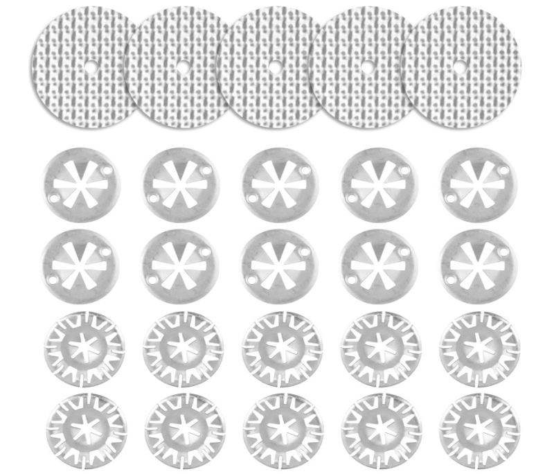 VW és Audi járművekhez tömítés és elülső panel hőszigetelő javító készlet — N90335004, N90796501; Meng acél
