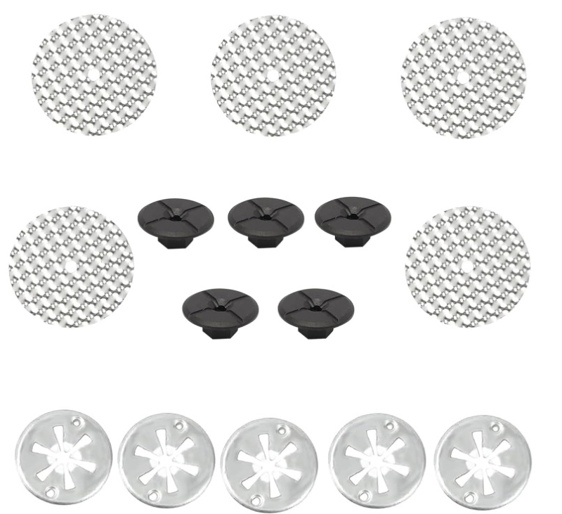 VW és Audi járművekhez tömítés és elülső panel hőszigetelő javító készlet — N90335004, N90796501; Meng acél