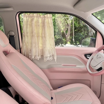 Κουρτίνα παραθύρου αυτοκινήτου για μωρά, διπλού επιπέδου ιδιωτικότητας με προστασία κατά των κουνουπιών, ριγέ σχέδιο, εγκατάσταση με κύπελλα αναρρόφησης