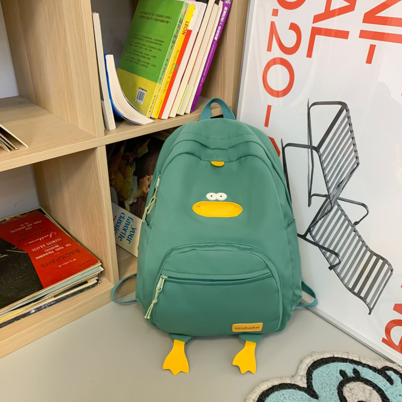 Nylonový batoh, unisex, karikatúrny štýl, veľká kapacita, uzáver na zips