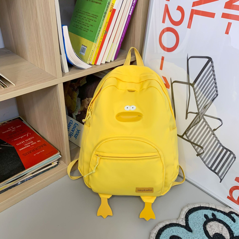 Nylonový batoh, unisex, karikatúrny štýl, veľká kapacita, uzáver na zips