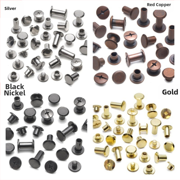 Ruicheng Ριβέτες για Φωτοαλμπουμ - DIY Βιδωτές Ριβέτες, Σετ 110/90, Κατάλληλο για Τσάντες, Ρούχα, Παπούτσια και Αξεσουάρ