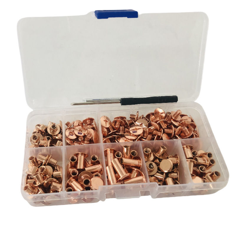 Ruicheng Ριβέτες για Φωτοαλμπουμ - DIY Βιδωτές Ριβέτες, Σετ 110/90, Κατάλληλο για Τσάντες, Ρούχα, Παπούτσια και Αξεσουάρ