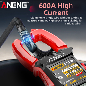 Visoko precizan digitalni kleštni mjerni uređaj za elektromontere – višenamjenski multimetar za AC/DC napetost i struju